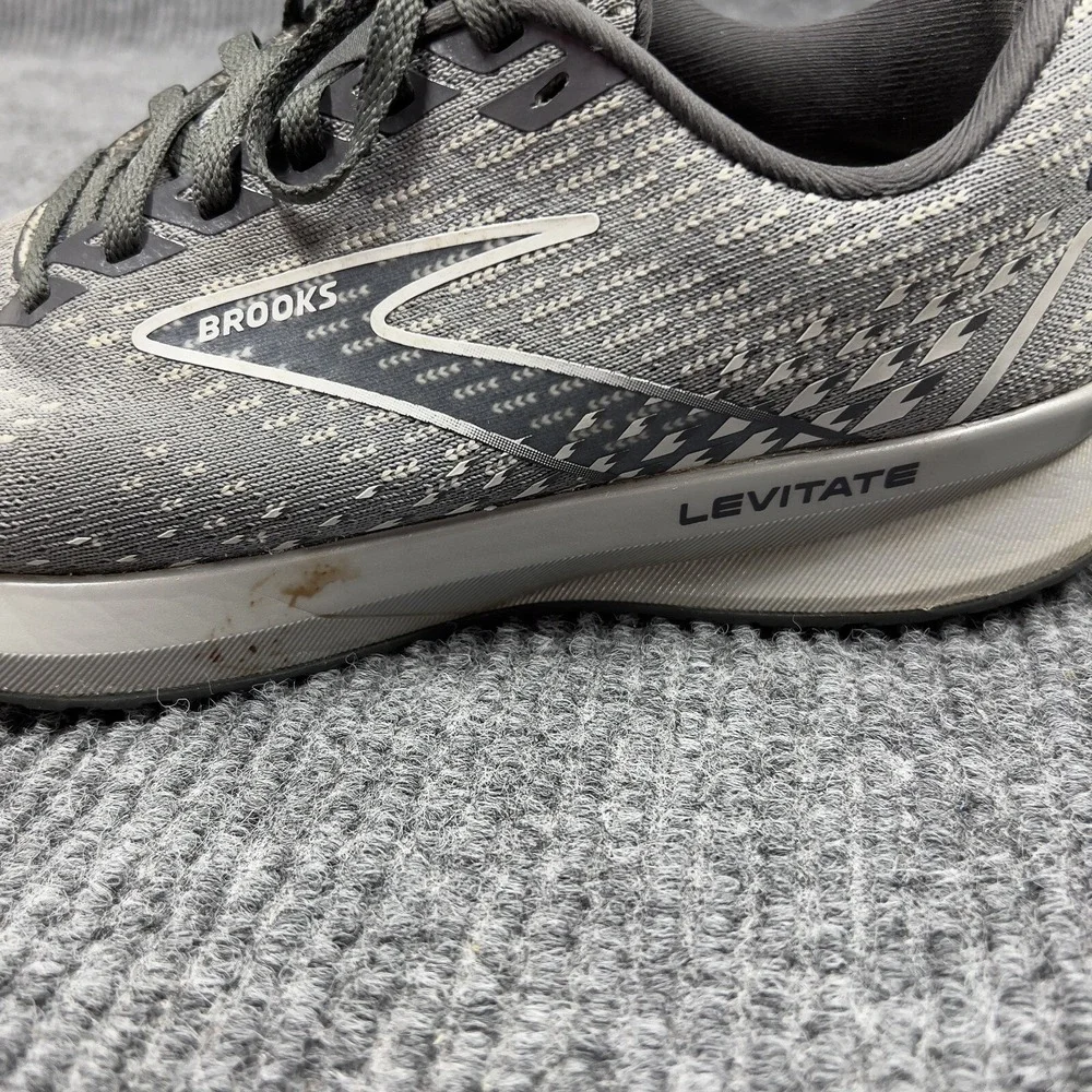 Brooks Levitate 5 Women Sz 9.5 Running Shoes Gray‎ Athletic Sneakers Gym Walking